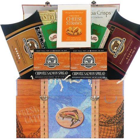 Smoked Salmon Seafood Gourmet Food Gift Box (Scheduled Delivery) - http://mygourmetgifts.com ...