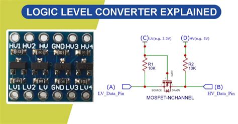 Logic Level Converter - How it Works? DIY Circuit, Uses Explained