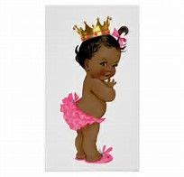 Image result for Animated Black Baby Girl | Princess baby girl shower ...