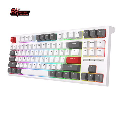 RK Royal Kludge RK R87 gaming mechanical keyboard rgb led wired ...