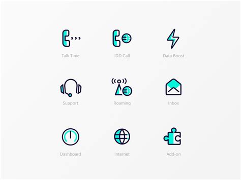 Telco App Icon Exploration by Tey Chin Guan on Dribbble