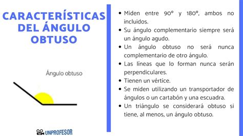 7 características del ángulo OBTUSO - [con EJERCICIOS resueltos]