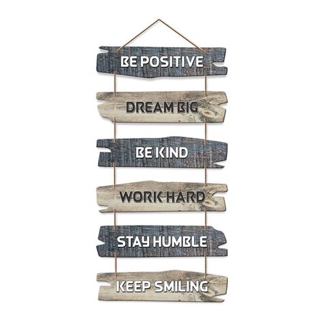 Multicolor MDF Motivation Quotes Wall Hanging, For Decoration, Size: 31 ...