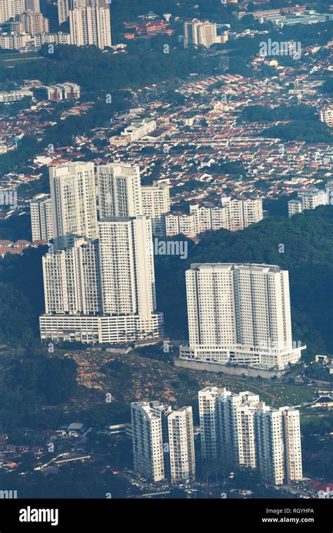 Penang cityscape, view from Penang hills Stock Photo - Alamy