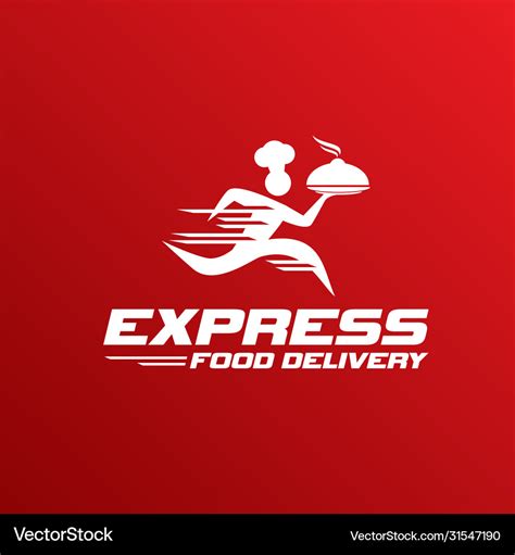 Express food delivery Royalty Free Vector Image