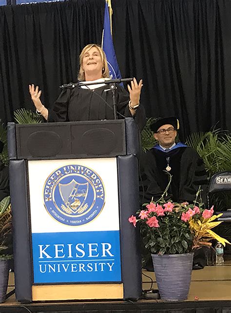 Keiser University West Palm Beach Campus President Delivers Degrees to ...