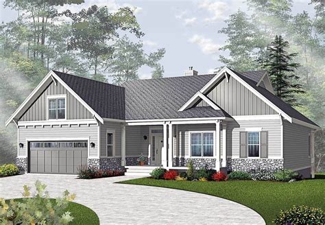 New Ranch House Plans One Story Craftsman Style Ideas In 2020 Rancher - www.vrogue.co