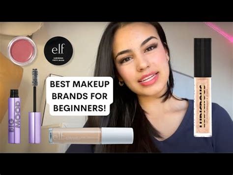 THE TOP 5 BEST MAKEUP BRANDS FOR BEGINNERS - YouTube