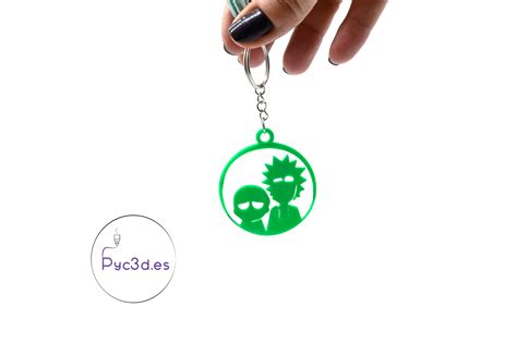 RICK AND MORTY KEYRING por PYC3D.ES | Descargar modelo STL gratuito | Printables.com