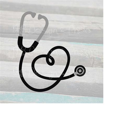 Heart Stethoscope Vector/Raster- SVG, PNG, JPG - Inspire Uplift