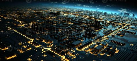 futuristic cyber buildings tech concept, ai 30707355 Stock Photo at ...