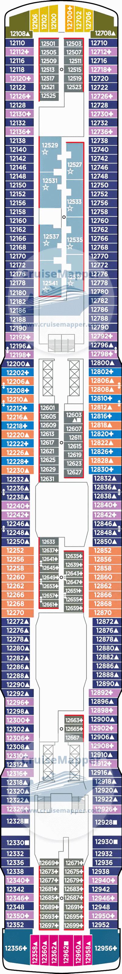 Norwegian Breakaway Floor Plan Deck 12 | Floor Roma