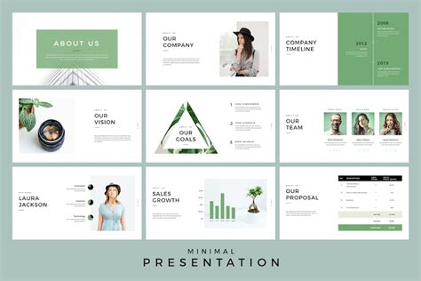 Minimal Presentation PowerPoint Template, Presentation Templates - Envato Elements