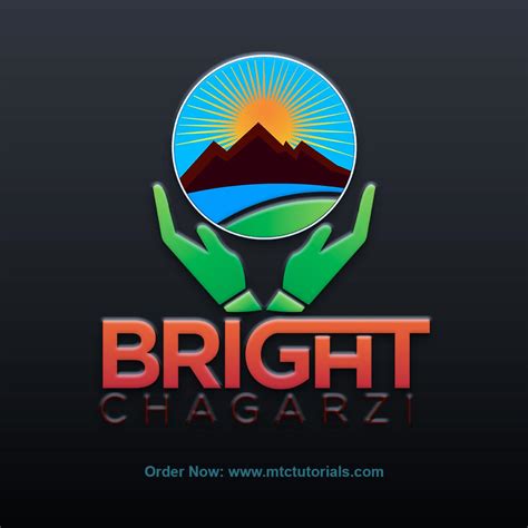 Bright Chagarzi logo designby mtc tutorials and mtc vfx create online logo order now - MTC TUTORIALS
