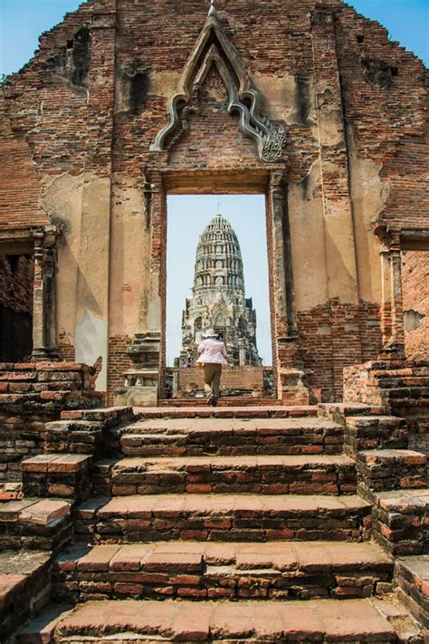 AYUTTHAYA, THAILAND Ruins and Antiques at the Ayutthaya Historical Park ...