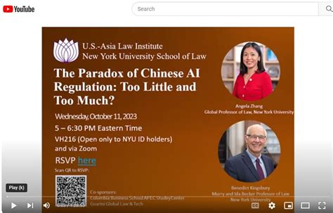 The Paradox of Chinese AI Regulation: Too Little and Too Much? — U.S.-Asia Law Institute