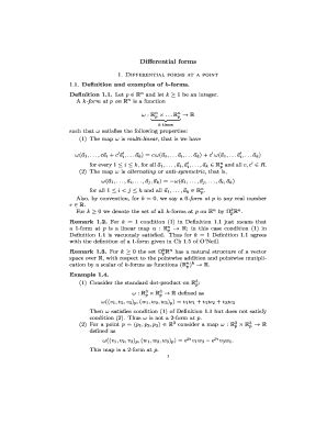 Fillable Online Differential forms at a point Fax Email Print - pdfFiller