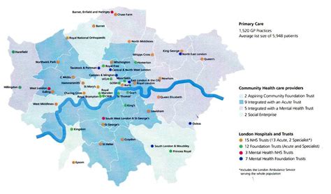 Nhs Map Of London