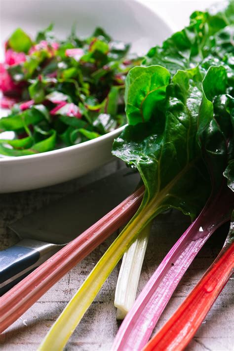 Rainbow Chard Salad • The View from Great Island