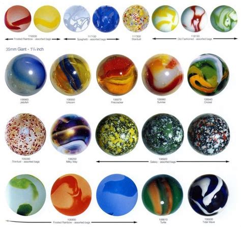 Machine Made Glass Marbles - 1980 to Current | Glass marbles, Marble, Marble pictures