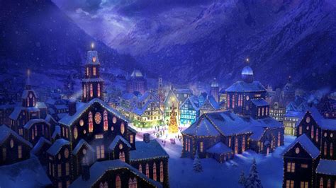 Christmas Town Wallpapers - Wallpaper Cave