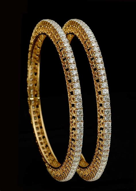 Diamond Bangle Bracelet 10.00Ct Solid Gold Natural Certified | Diamond bracelet design, Diamond ...