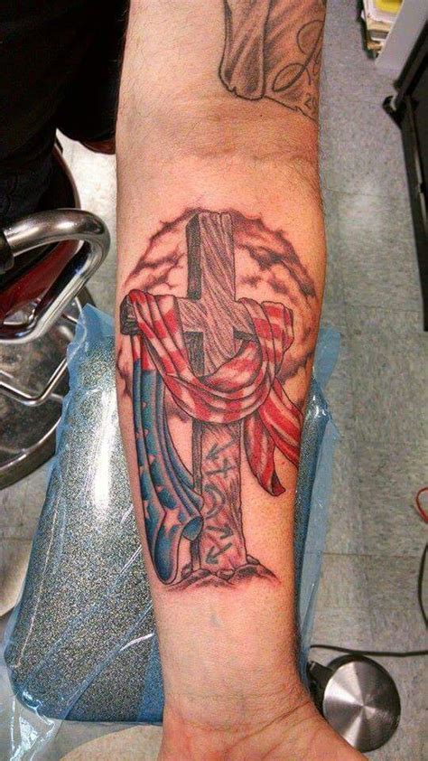 American Flag Tattoo Design