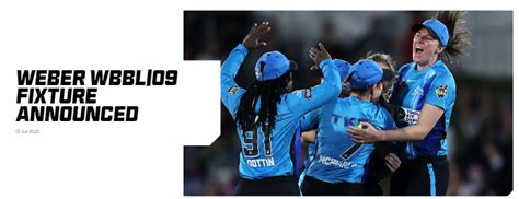 Adelaide Strikers Fixtures|Weber WBBL|09 Schedule - TheWeeklySports.com