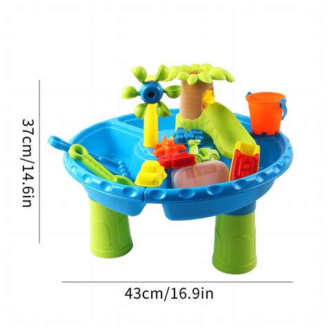 Outdoor Water for Kids 6-10 Kids Sandbox Metal Outdoor Pool for Kids ...