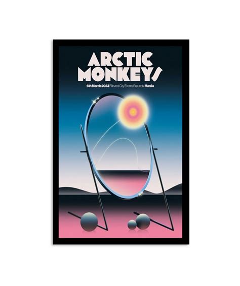 Arctic Monkeys 2023 Manila Poster | Custom prints store | T-shirts, mugs, face masks, posters