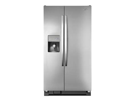 Whirlpool WRS331FDDM - Refrigerator/freezer - side-by-side with water ...