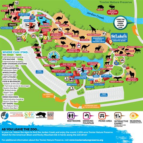 Park Zoo Map