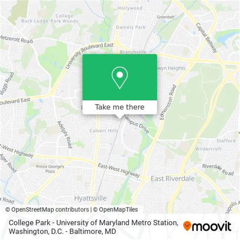 How to get to College Park - University of Maryland Metro Station in Prince George's County by ...