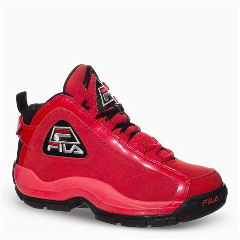 THE SNEAKER ADDICT: Fila 96 Grant Hill Red Suede Sneaker Available Now ...