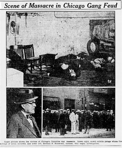 Chicago gang kills 7: Al Capone & the Saint Valentine's Day Massacre ...