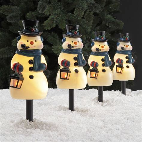 vintage snowman | Pathway christmas lights, Christmas yard decorations ...