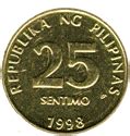 Philippine 25 Centavo Coin