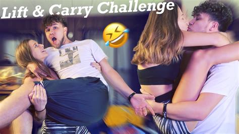 COUPLES LIFT & CARRY CHALLENGE!! ((MUST WATCH)) - YouTube