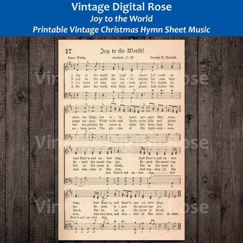 Christmas Hymns Sheet Music