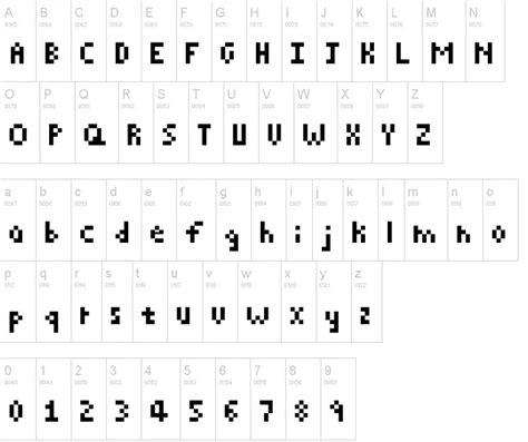 Pixelated Font - UpFonts