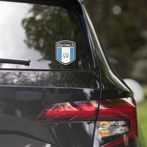 Guatemala Flag Emblem Stickers Show Your Guatemalan Pride With Style - Etsy