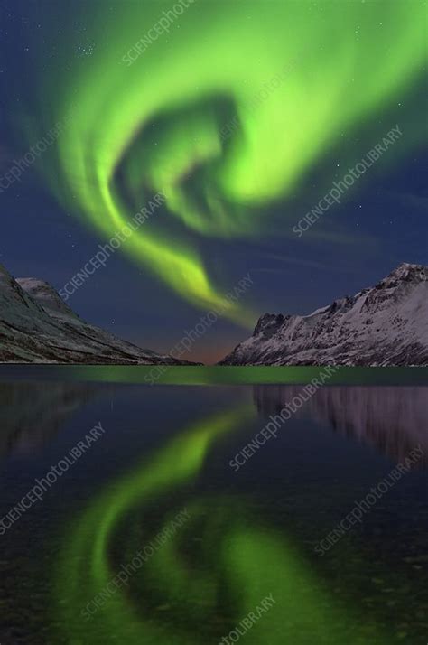 Aurora Borealis, Norway - Stock Image - C017/1345 - Science Photo Library