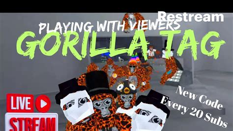 🚨Gorilla Tag Live Stream🚨 (Playing with Viewers) #Gorillatag # ...