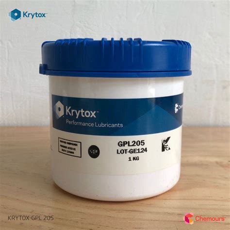 KRYTOX GPL 205-CHEMOURS 科慕-朗诚工业技术