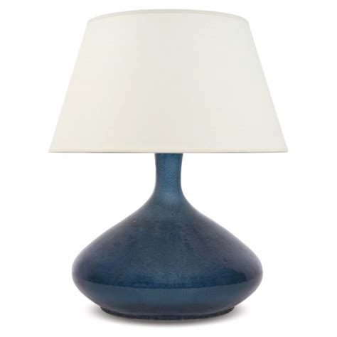 Blue Ceramic Lamp (C0624) | BK Antiques Ceramic Table Lamps, Flooring ...