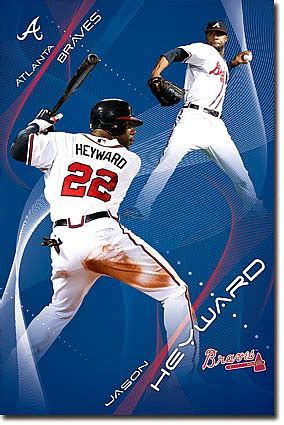 Atlanta Braves Jason Heyward Baseball MLB #22 Pitcher Posters Photography