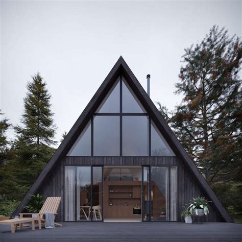 This Is The Perfect Modern A-Frame Cabin - Nordic Design