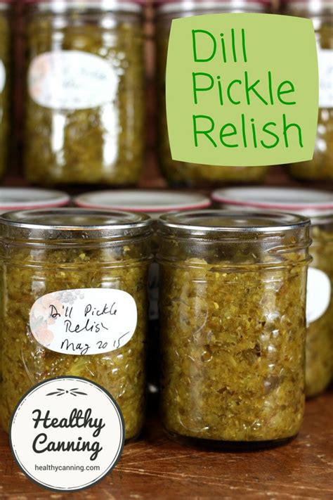 Dill Pickle Relish | Recipe | Pickle relish, Dill pickle relish, Dill ...