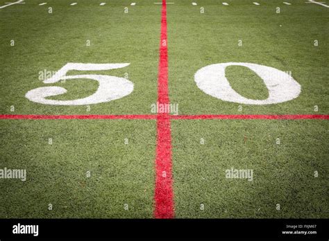 Football field markings Stock Photo - Alamy