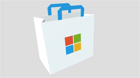 Microsoft store icon - Download Free 3D model by Hyperloft [0628ce6] - Sketchfab